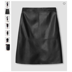 NWT Universal Standard Taylor Vegan Leather Skirt